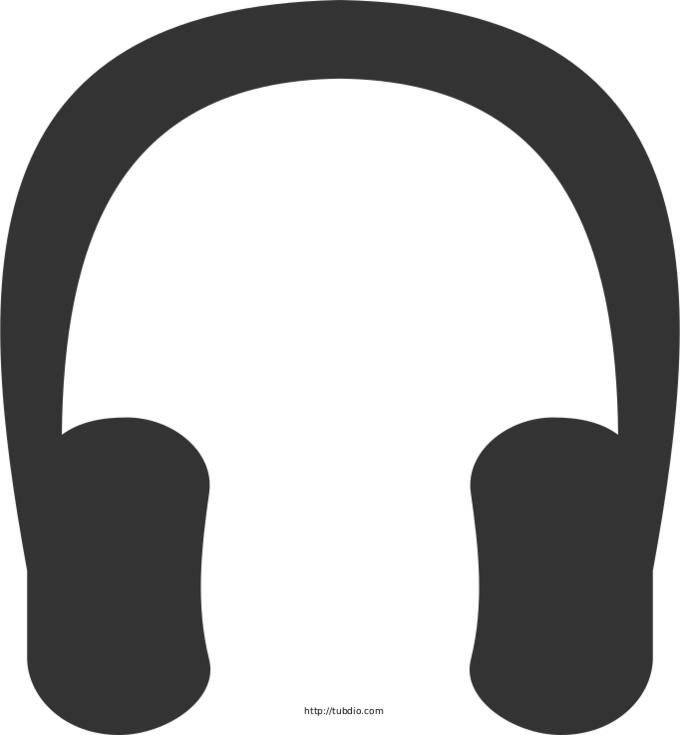 Vector graphics of headphones symbol