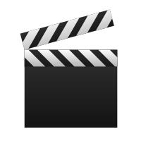 Blank clapperboard vector image
