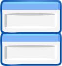 Computer windows tiled icon vector image