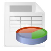 Spreadsheet icon vector graphics