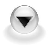 Down computer button vector illustration