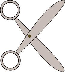 Scissors vector illustration