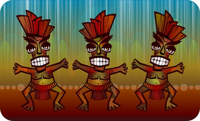 African dance vector image