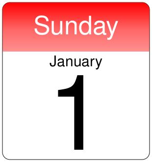 Day calendar vector drawing
