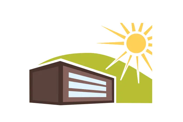 Vector graphics of villa