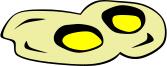 Vector graphics of fried eggs