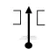 Narrow bridge TSD vector sign