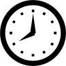 Clock face vector illustration