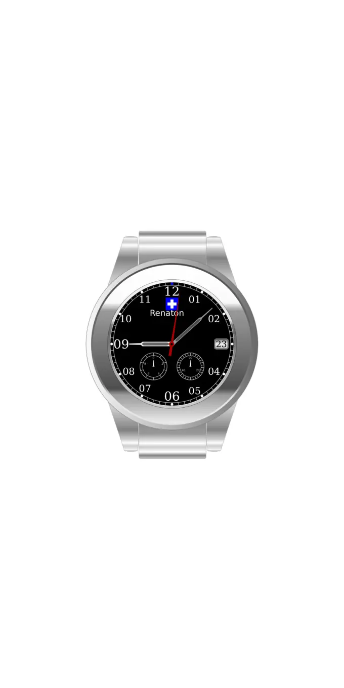 Wristwatch vector image