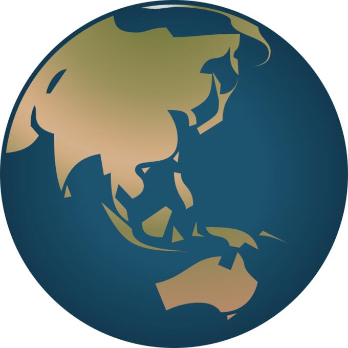Globe vector image