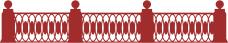 Cast iron gratings of embankment vector illustration