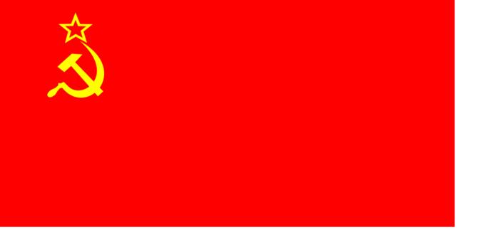 USSR flag vector image