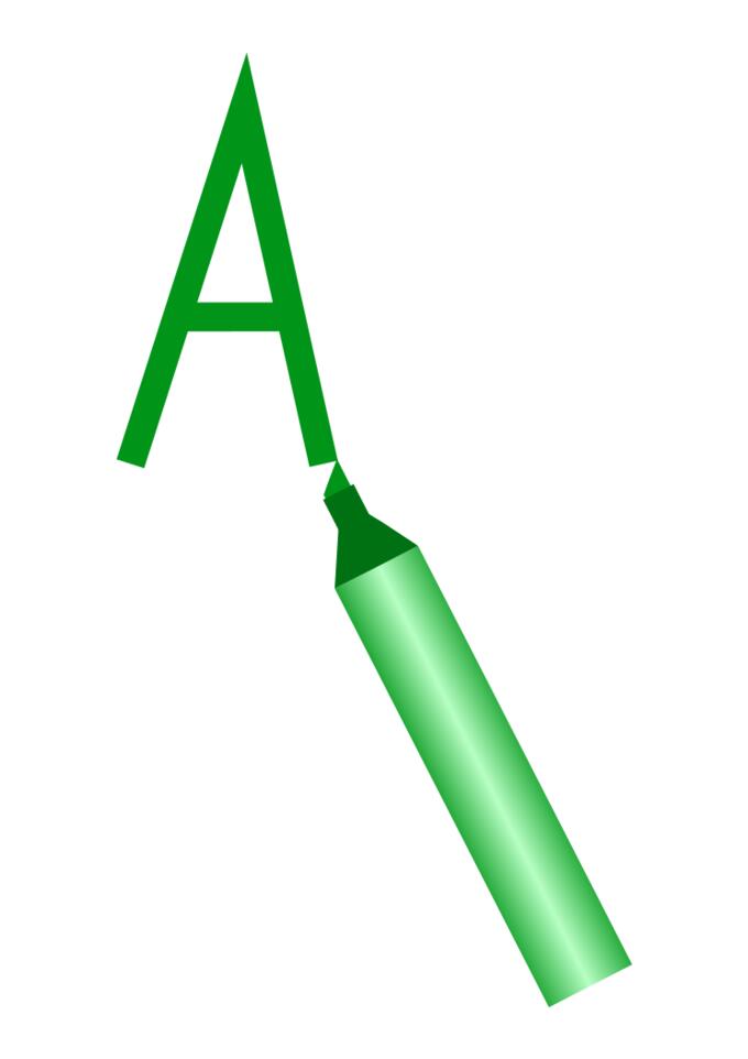 Vector clip art of marker