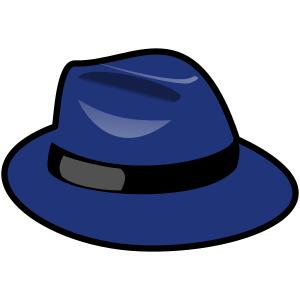Fedora hat vector image