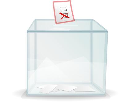 Ballot box vector clip art