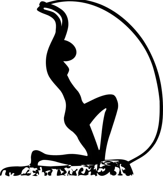 Statue of Iracema vector image