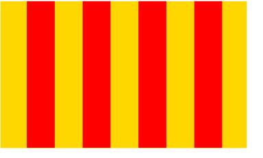 Provence region flag vector image