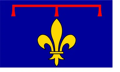 Alternate Provence region flag vector clip art