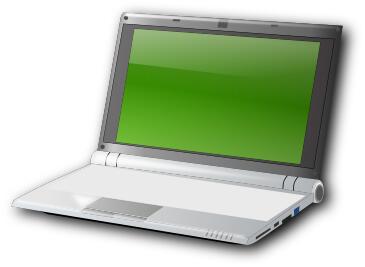 Netbook vector image