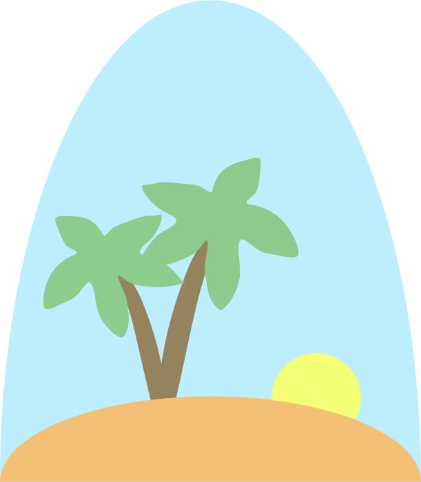 Sea landscape vector graphics