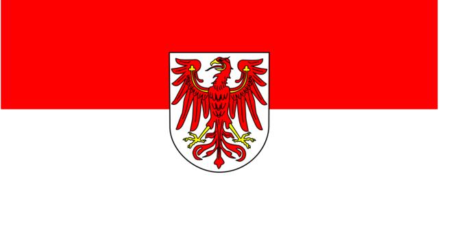 Flag of Brandenburg vector illustration