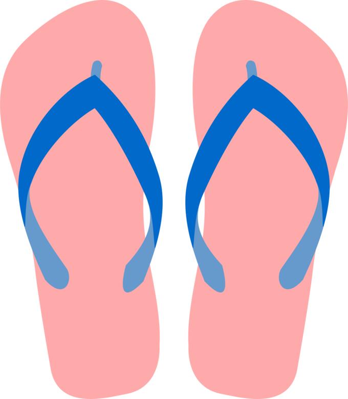 Flipflops vector clip art