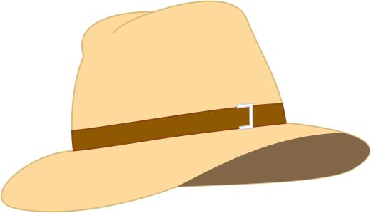 Fedora hat vector image