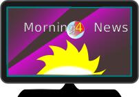 High definition TV set vector image