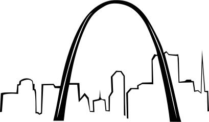 St. Louis Gateway Arch vector image