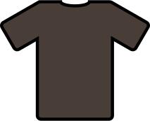 Brown-shirt vector image