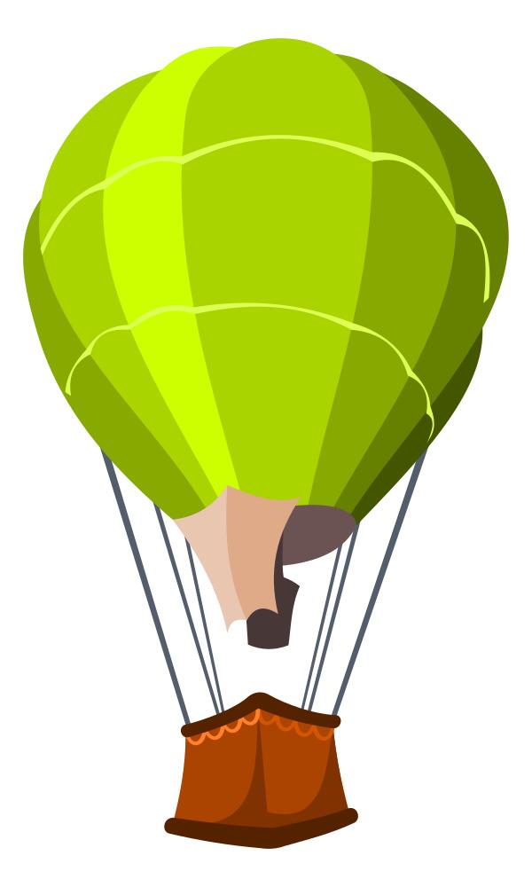 Air baloon vector image