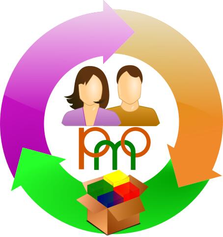 PMO office icon vector image