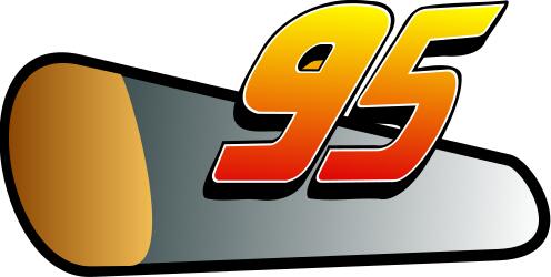 Car left headlight vector image