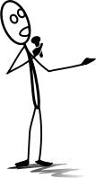 Line man performing musical vector image