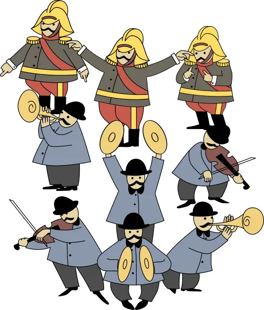 Orchestra vector illustration