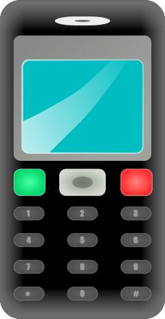 Mobile phone vector illustration
