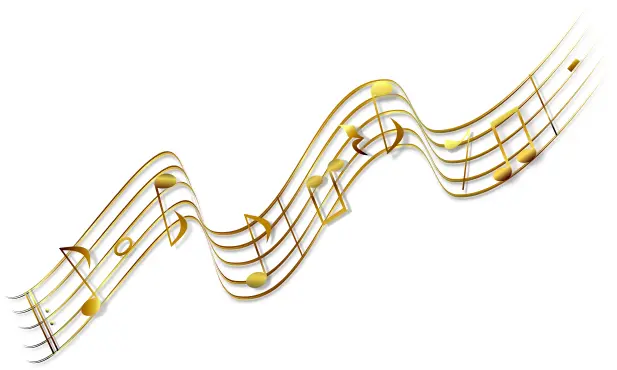 Musical notes vector illustration
