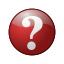 Red question mark sign vector image