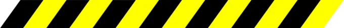 Warning Stripe Vector Clip Art