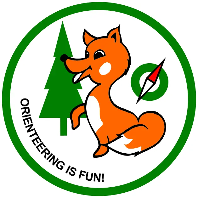 Orienteering vector logo image