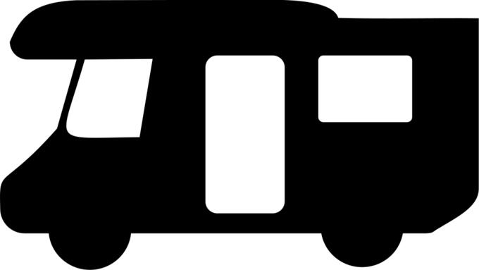 Camper icon vector image