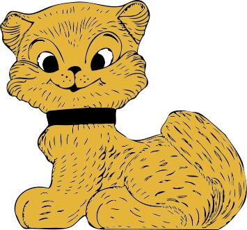 Vector clip art of cat toy