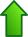 Green arrow pointing up vector image