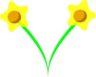Daffodil flower vector image