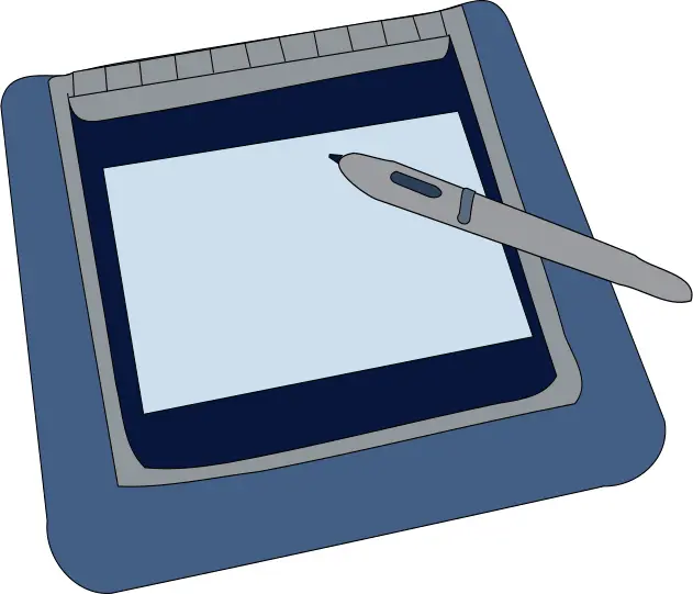 Tablet vector graphics