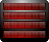 Square divided solar panel vector image