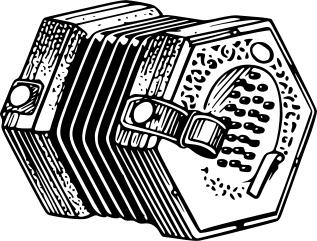 Concertina vector illustration