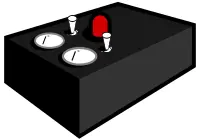 Internet box vector clip art