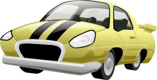 Sports car vector graphics