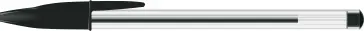 Vector clip art of black BIC pen